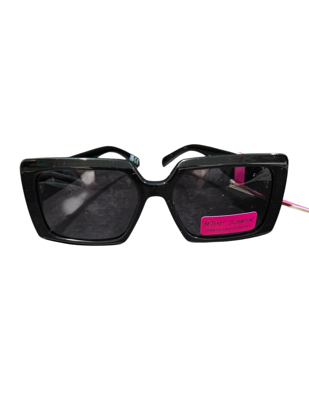 Betsey Johnson Square Oversized Sunglasses With Bow Detail NWT